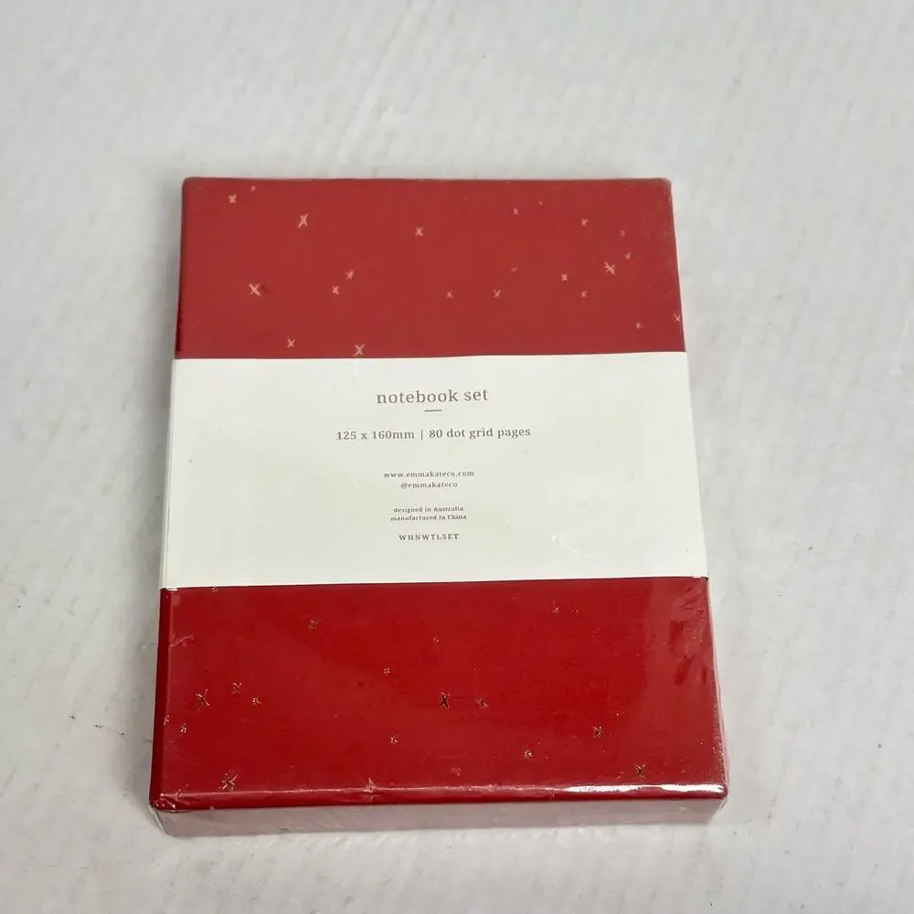 NEW Emma Kate Notebook Set in Box Wonder Lists To Do Lists Love Lists WHNWTLSET